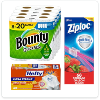 Paper & Plastic aisle products