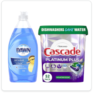 Dishwashing aisle products