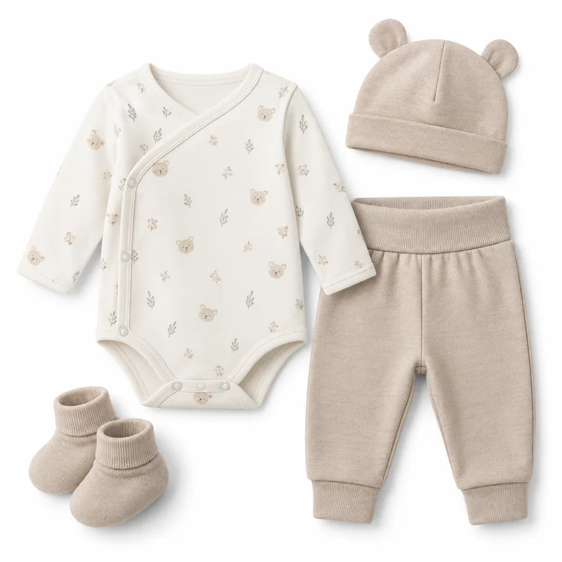 AI-generated illustration representing Baby clothing