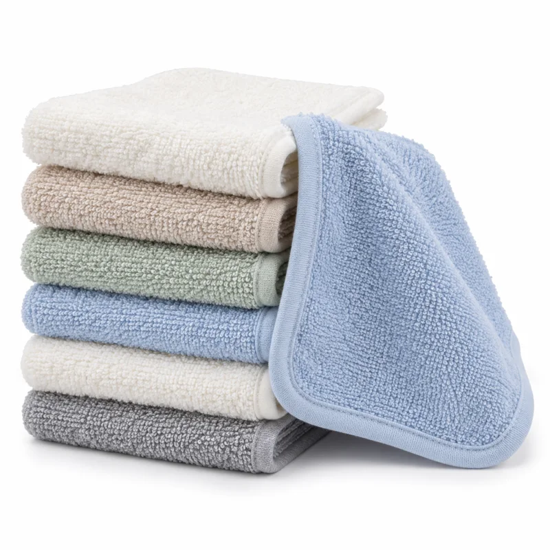 AI-generated illustration representing Baby washcloths