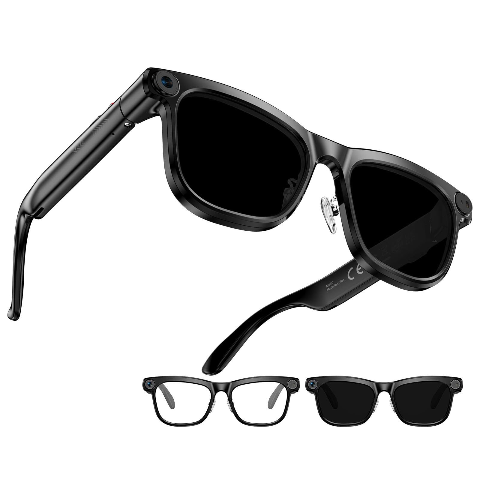 Bapick AI camera sunglasses in black