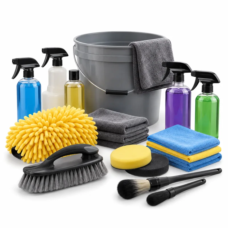 AI-generated illustration representing Car cleaning kits