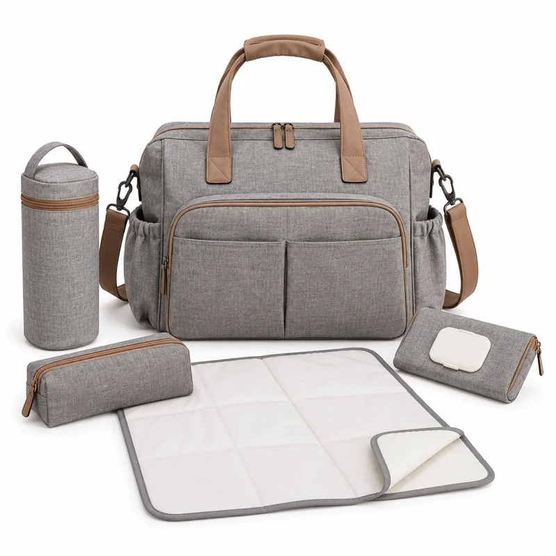 AI-generated illustration representing Changing bags accessories