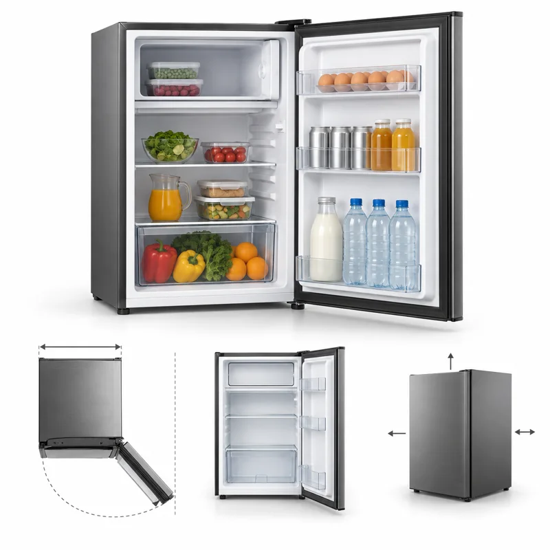 AI-generated illustration representing Compact refrigerators