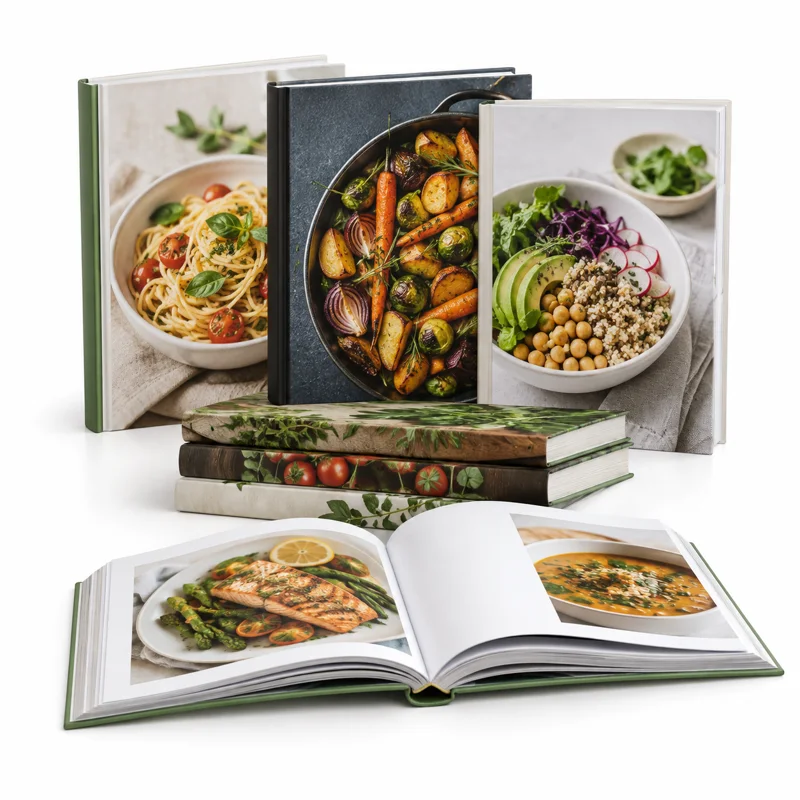 AI-generated illustration representing Cookbooks