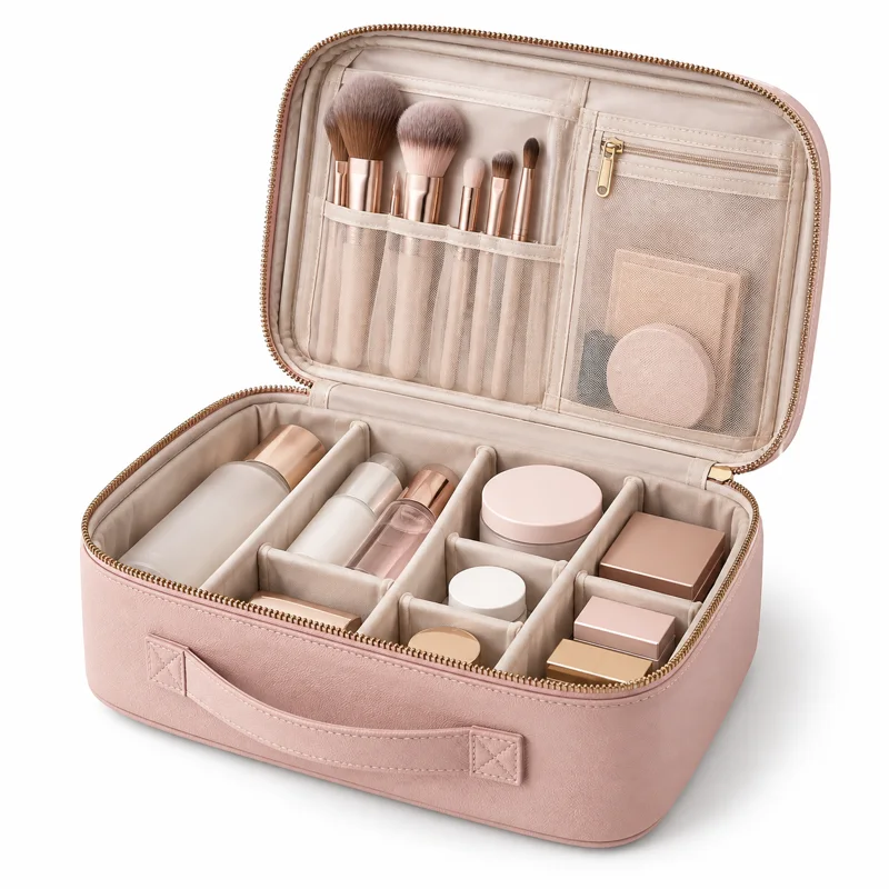 AI-generated illustration representing Cosmetic travel cases