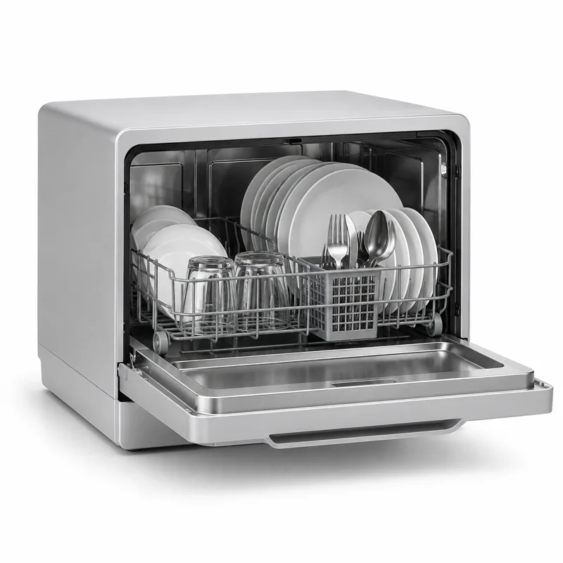 AI-generated illustration representing Countertop dishwashers