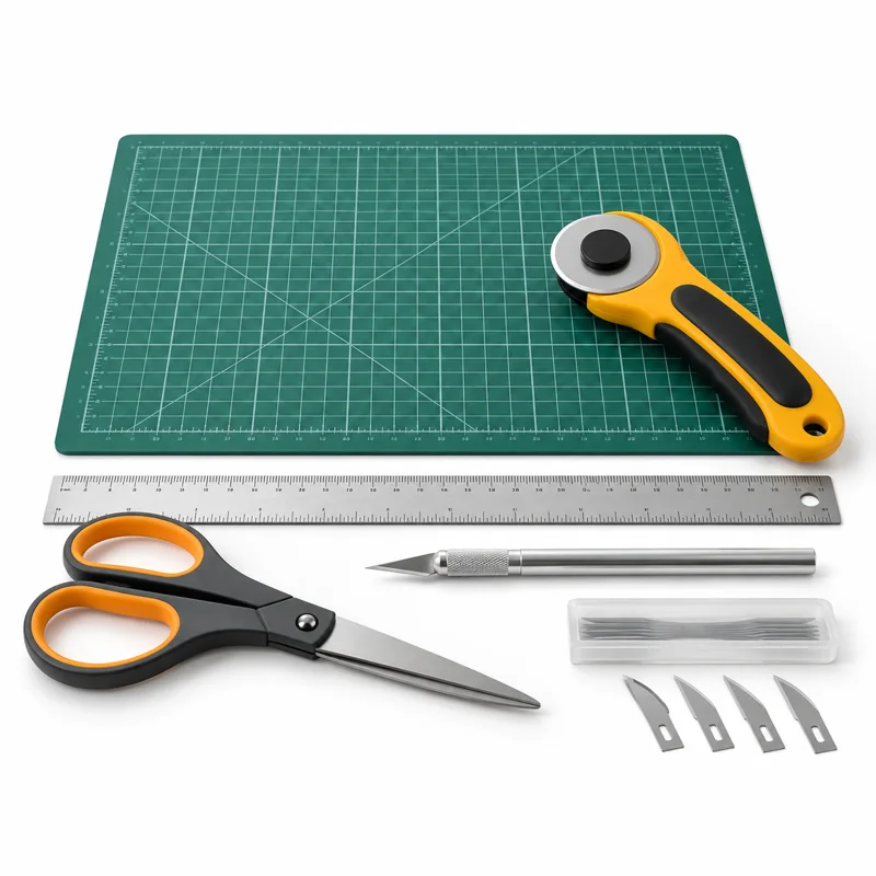 AI-generated illustration representing Craft cutting tools
