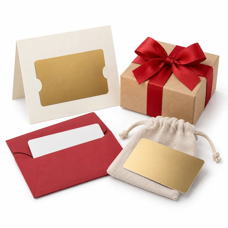 AI-generated illustration representing Gift card presentation