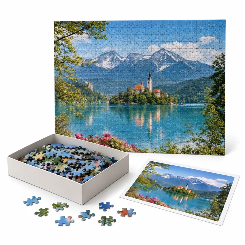 AI-generated illustration representing Jigsaw puzzles