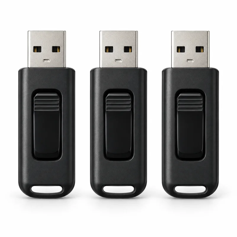 AI-generated illustration representing Lexar 32GB (3-Pack) JumpDrive V100 Flash Drive