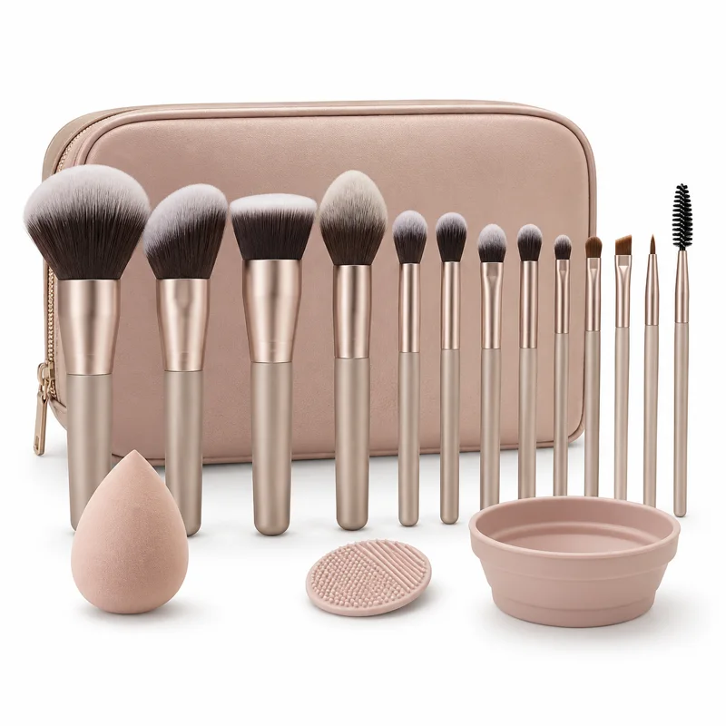 AI-generated illustration representing Makeup brush sets