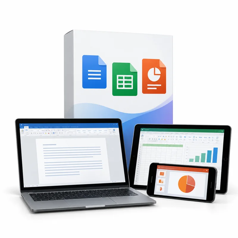 AI-generated illustration representing Office software