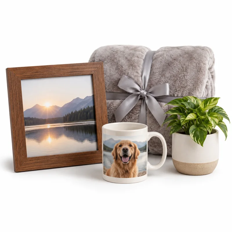 AI-generated illustration representing Personalized gifts